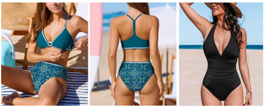 choisir son maillot de bain - forme V